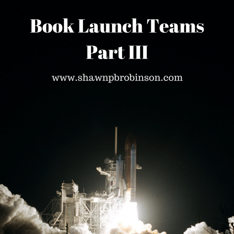 Book Launch Teams Part III