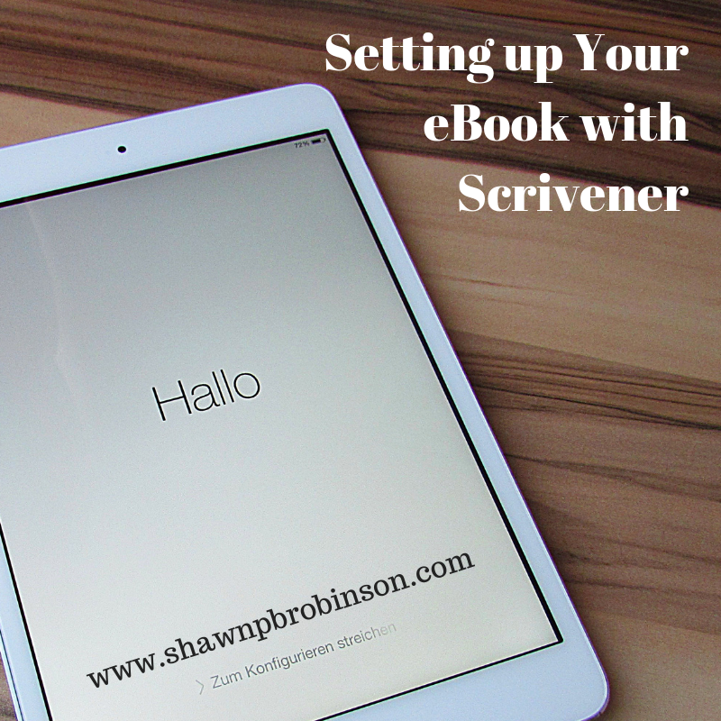 Setting up Your eBook with Scrivener