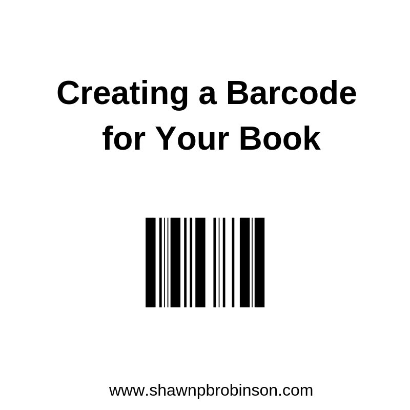 Creating a Barcode for Your Book